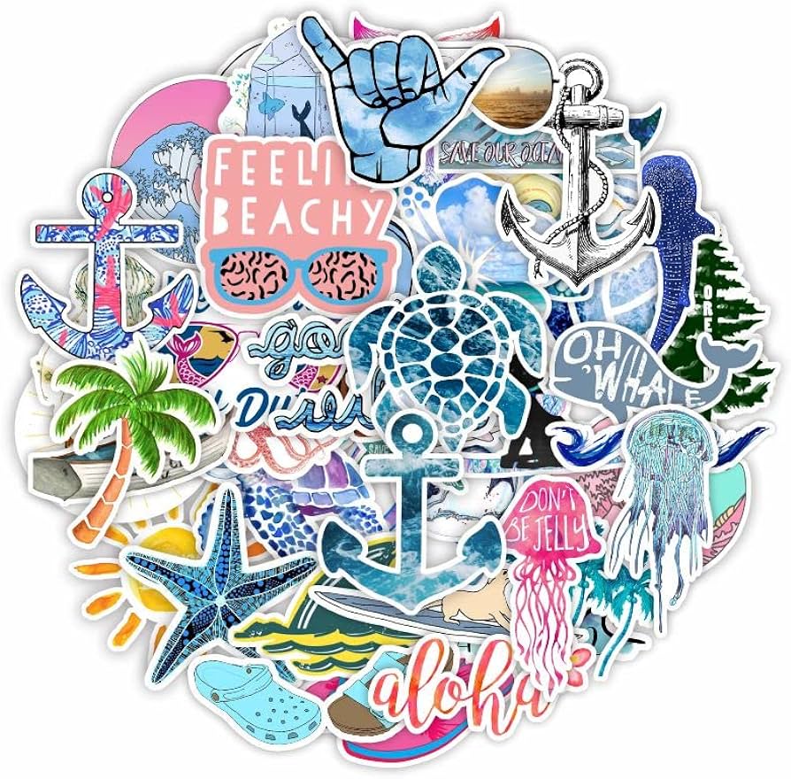 Stickers Beach Time